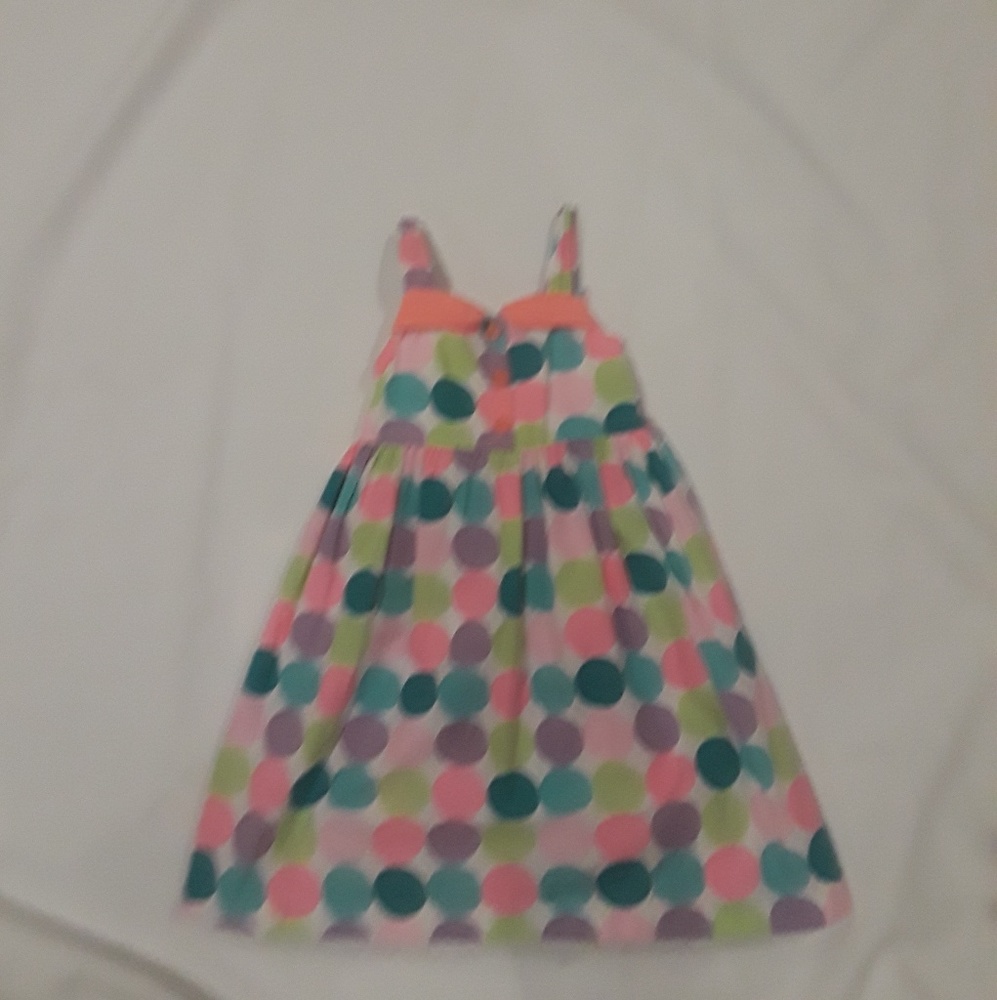Colorful polka dot dress